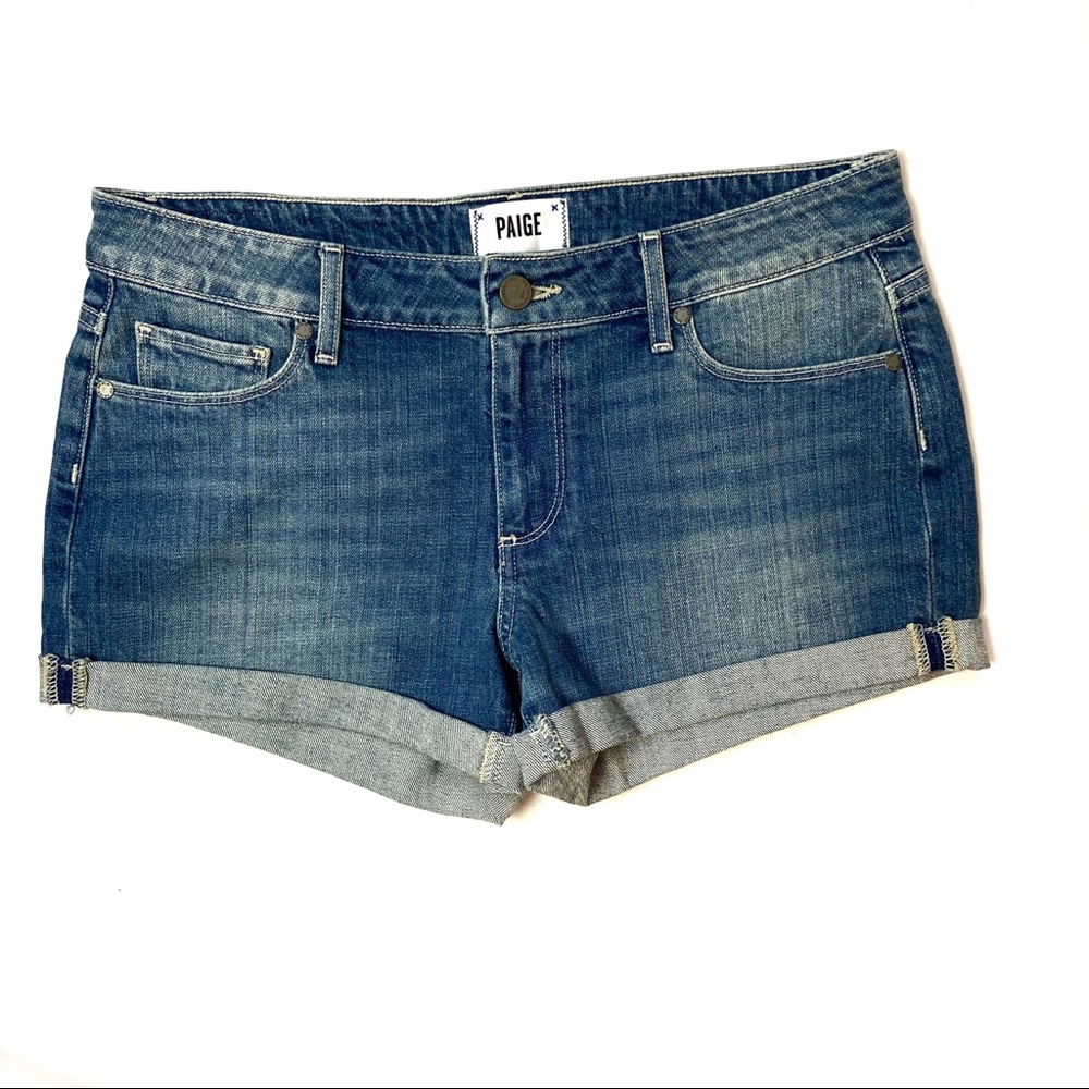 Paige Jimmy Jimmy Short Denim Shorts 27